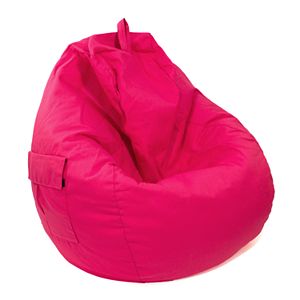 Large Teardrop Cargo Pocket Microfiber Bean Bag Chair