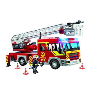 Playmobil Fire Truck Ladder Unit with Lights & Sounds Playset - 5362