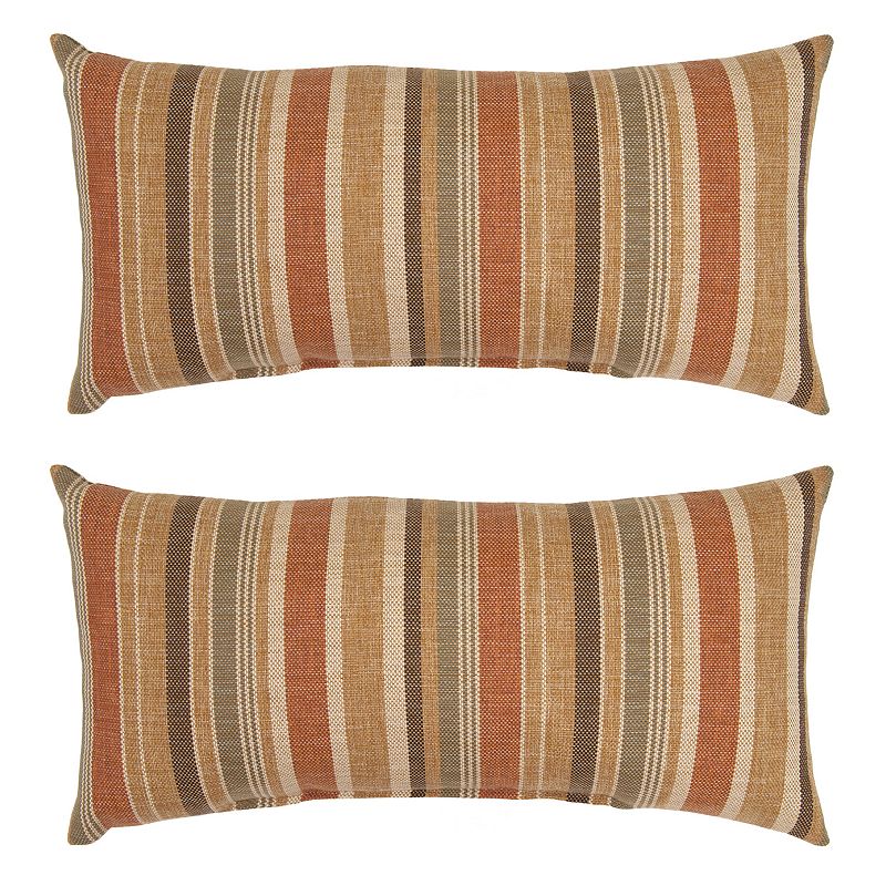 Orange Polyester Floral Throw Pillow Kohl s