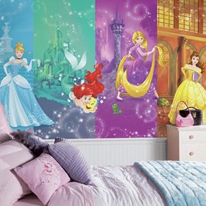 Disney Princess Scenes Wall Mural by RoomMates