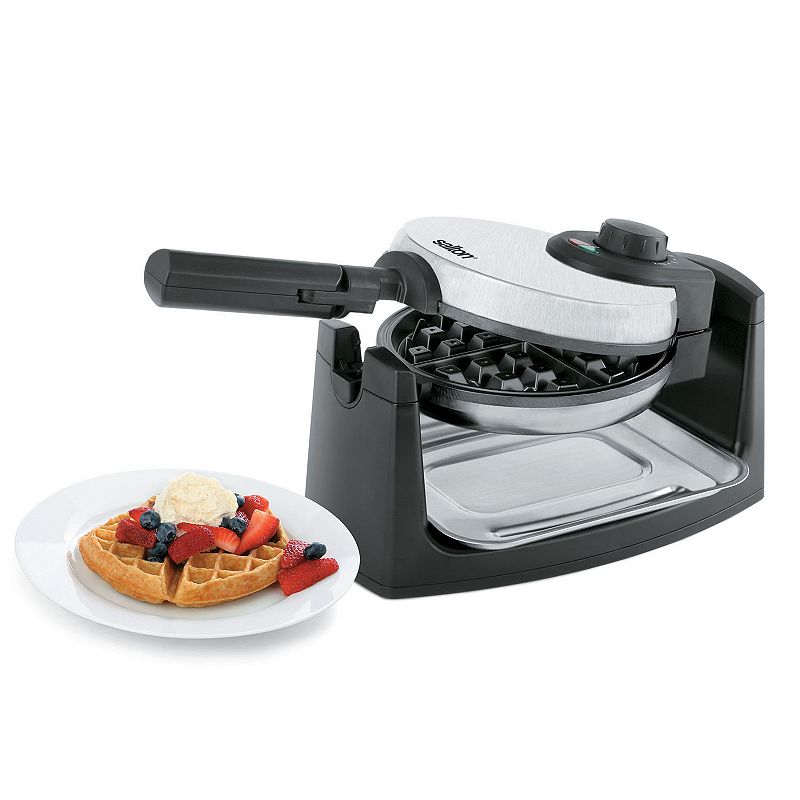 Salton Rotary Waffle Maker, Multicolor