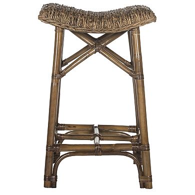 Safavieh Ramiro Wicker Bar Stool