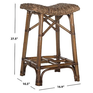 Safavieh Ramiro Wicker Bar Stool