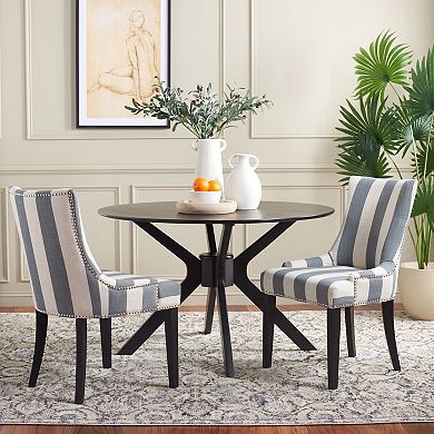 Safavieh Lester Awning Stripes Dining Chair 2-piece Set