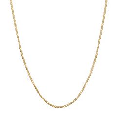 Everlasting Gold 14k Gold Box Chain Necklace by