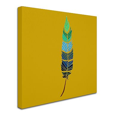 Trademark Fine Art Plume 2 Canvas Wall Art