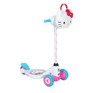 Girls Hello Kitty Light-Up 3-Wheel Scooter