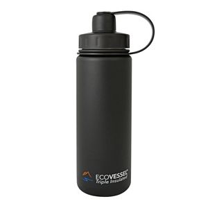 EcoVessel BOULDER TriMax Stainless Steel Water Bottle (20-Ounce)