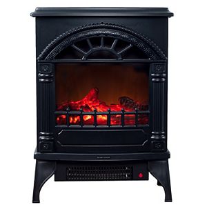 Northwest Free Standing Electric Log Fireplace