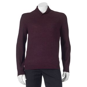 Men's Apt. 9® Modern-Fit Marled Merino Shawl-Collar Sweater