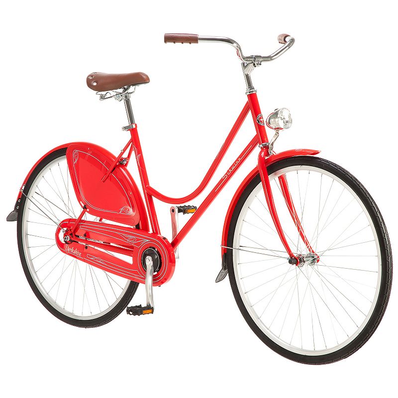 Women's Schwinn 700c Wheel Yorkshire Skirt Cruiser Bike, Red