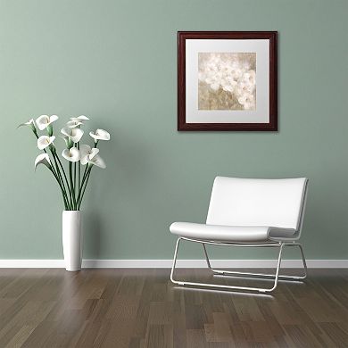 Trademark Fine Art Wild Flowers II Matted Framed Wall Art