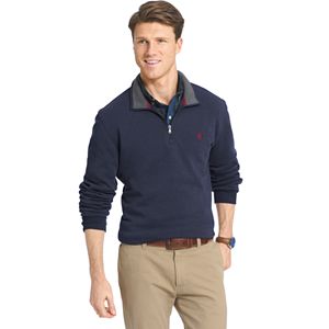 Big & Tall IZOD Advantage Classic-Fit Soft-Touch Quarter-Zip Pullover Sweater