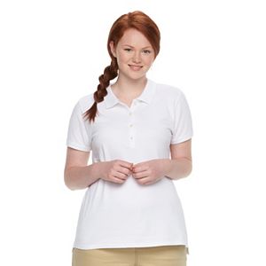 Juniors' Plus Size SO® Uniform Polo Top