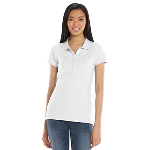 SO® Solid School Uniform Juniors' Polo