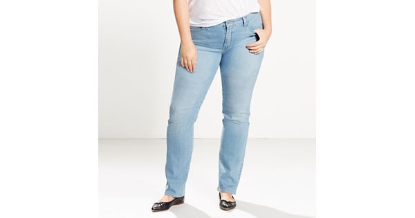 414 relaxed straight jeans plus