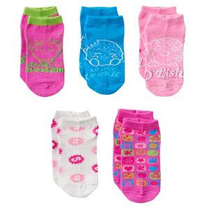 Girls Shopkins 5-pk. No-Show Socks