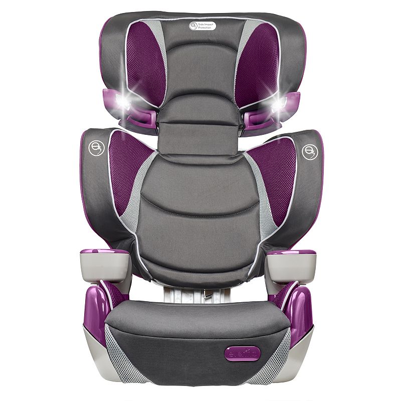 Evenflo RightFit Booster Car Seat, Purple