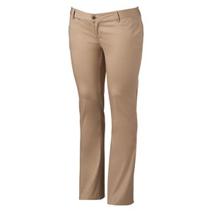 Juniors' Plus Size Lee Uniforms Straight-Leg Pants