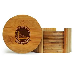 Golden State Warriors 6-Piece Bamboo Coaster Set