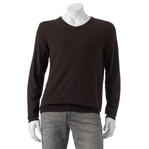 Big & Tall Croft & Barrow® Classic-Fit 12gg V-Neck Sweater
