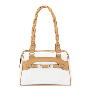 Rosetti Twist-It-Up Two-Tone Satchel