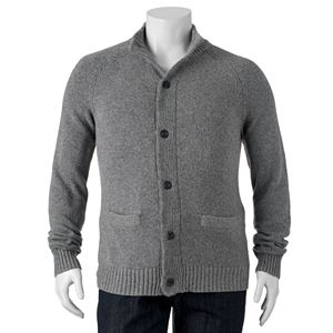 Big & Tall SONOMA Goods for Life™ Classic-Fit Wool-Blend 5GG Mockneck Sweater