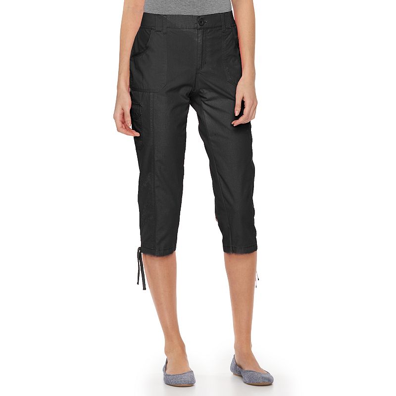 macys womens cargo capris