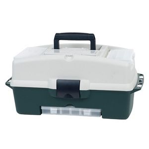 Wakeman Fishing 2-Tray Tackle Box with 3 Removable Organizers