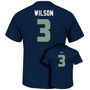 Men's Majestic Seattle Seahawks Russell Wilson Eligible Receiver Tee