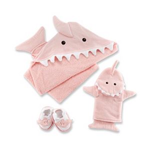 Baby Aspen Let the Fin Begin 3-pc. Hooded Towel Bathtime Gift Set