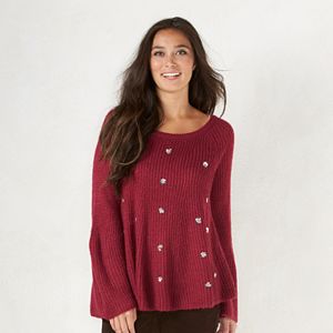 Women's LC Lauren Conrad Boxy Scoopneck Sweater