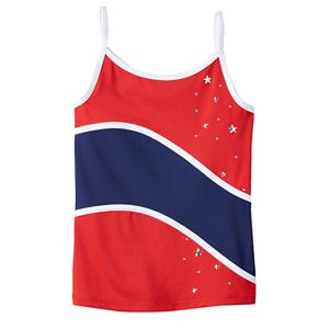 Girls 4-14 Jacques Moret Gym Champ Stars Camisole Tank Top