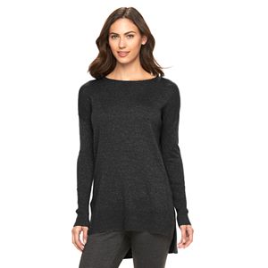 Women's Apt. 9® Sparkle Ribbed Sweater Tunic