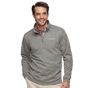 Men's Columbia Dunsire Point Classic-Fit Colorblock Fleece Quarter-Zip Pullover