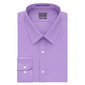 Men's Arrow Slim-Fit Solid Point-Collar Dress Shirt