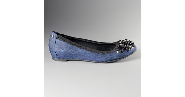 simply vera black flats