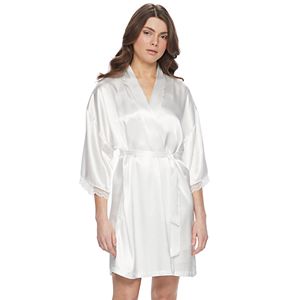 Women's Apt. 9® Bridal Satin Wrapper Robe