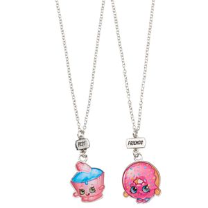 Girls Shopkins 2-pk. Best Friends BFF Cupcake Chic & D'Lish Donut Necklace Set