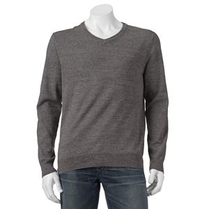 Big & Tall SONOMA Goods for Life™ Solid V-Neck Sweater