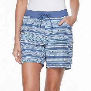 Women's Columbia Amberley Stream Striped Cargo Shorts