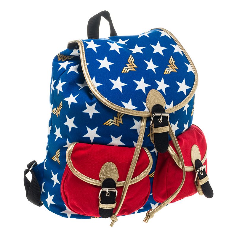 DC Comics Wonder Woman Backpack, Blue