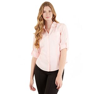 Juniors' IZ Byer California Button Down Top