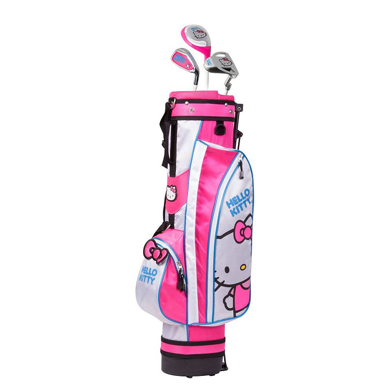 Kids Hello Kitty Go! 3-5 Years Junior Golf Club & Stand Bag Set, Multicolor