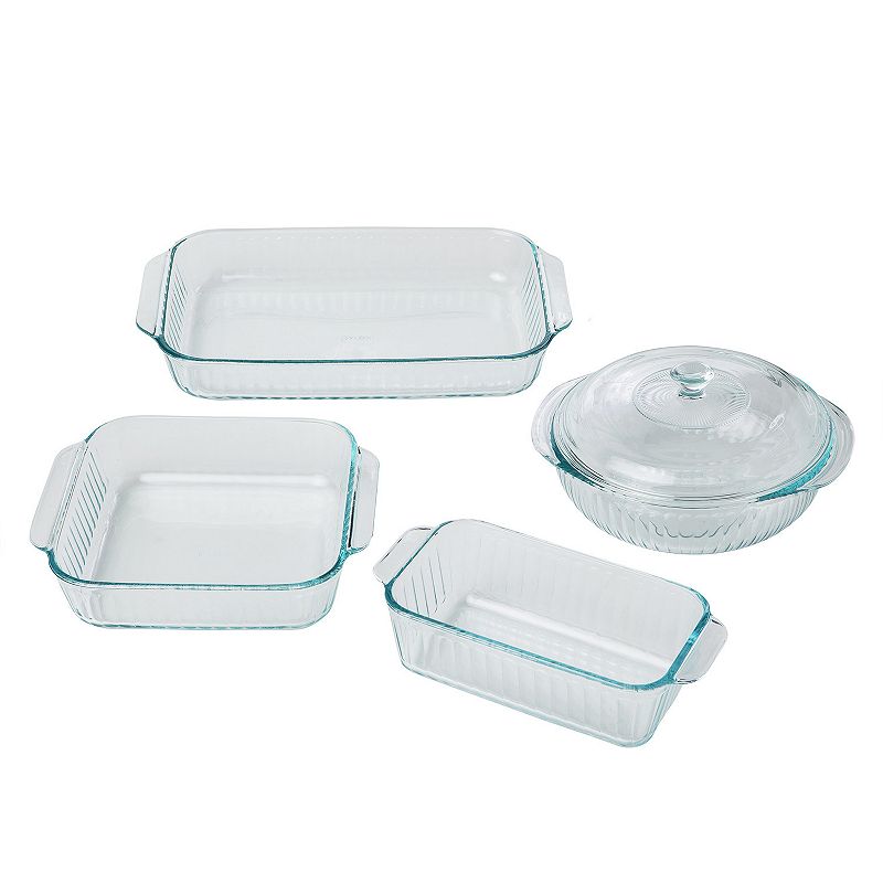 Pyrex 5-pc. Glass Bakeware Set, Multicolor