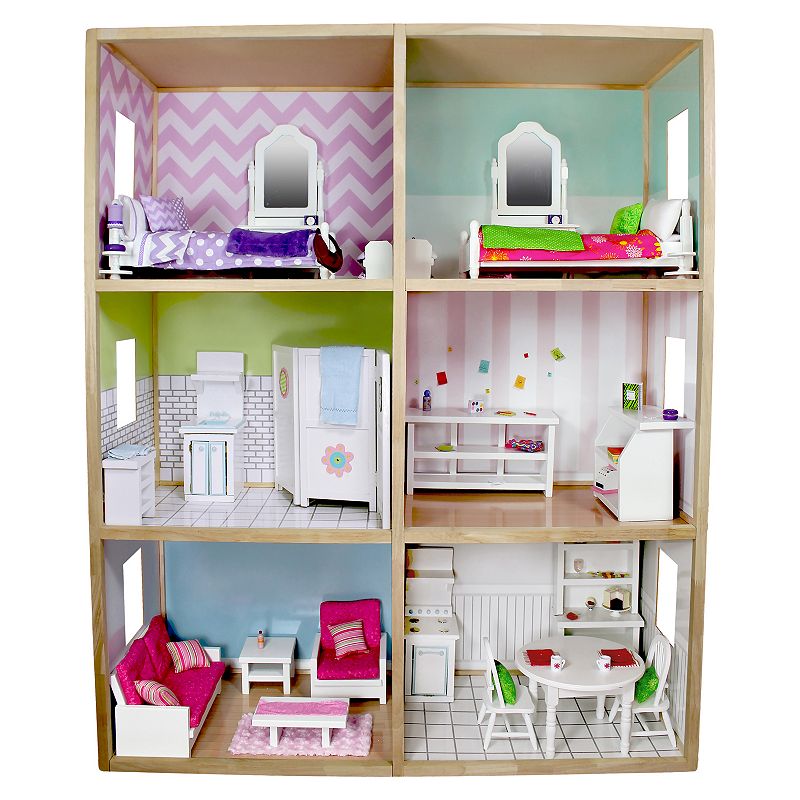 My Girl Modern Style Dollhouse for 18-in. Dolls, Multicolor