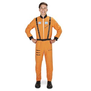 Adult Orange Astronaut Suit Costume