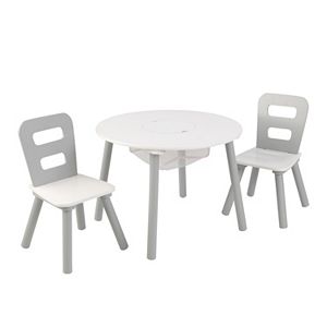 KidKraft Round Storage Table & Chair 3-piece Set