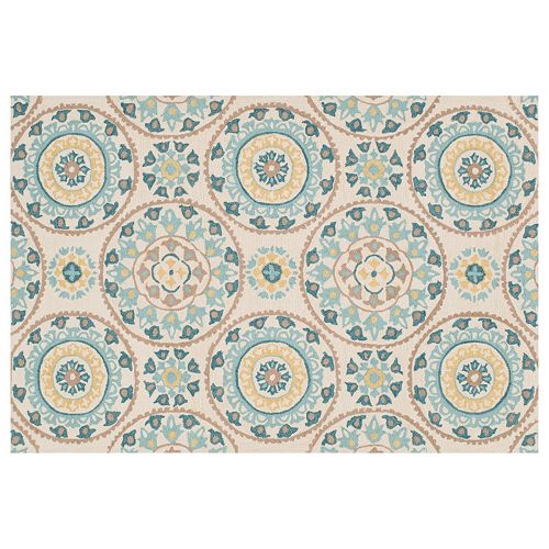 Loloi Francesca Medallion II Rug, White