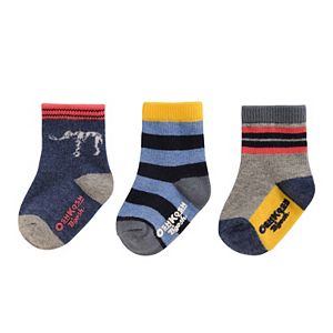 Boys 4-8 OshKosh B'gosh® 3-pk. Print Crew Socks